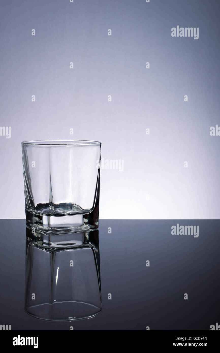 Empty glass Stock Photo