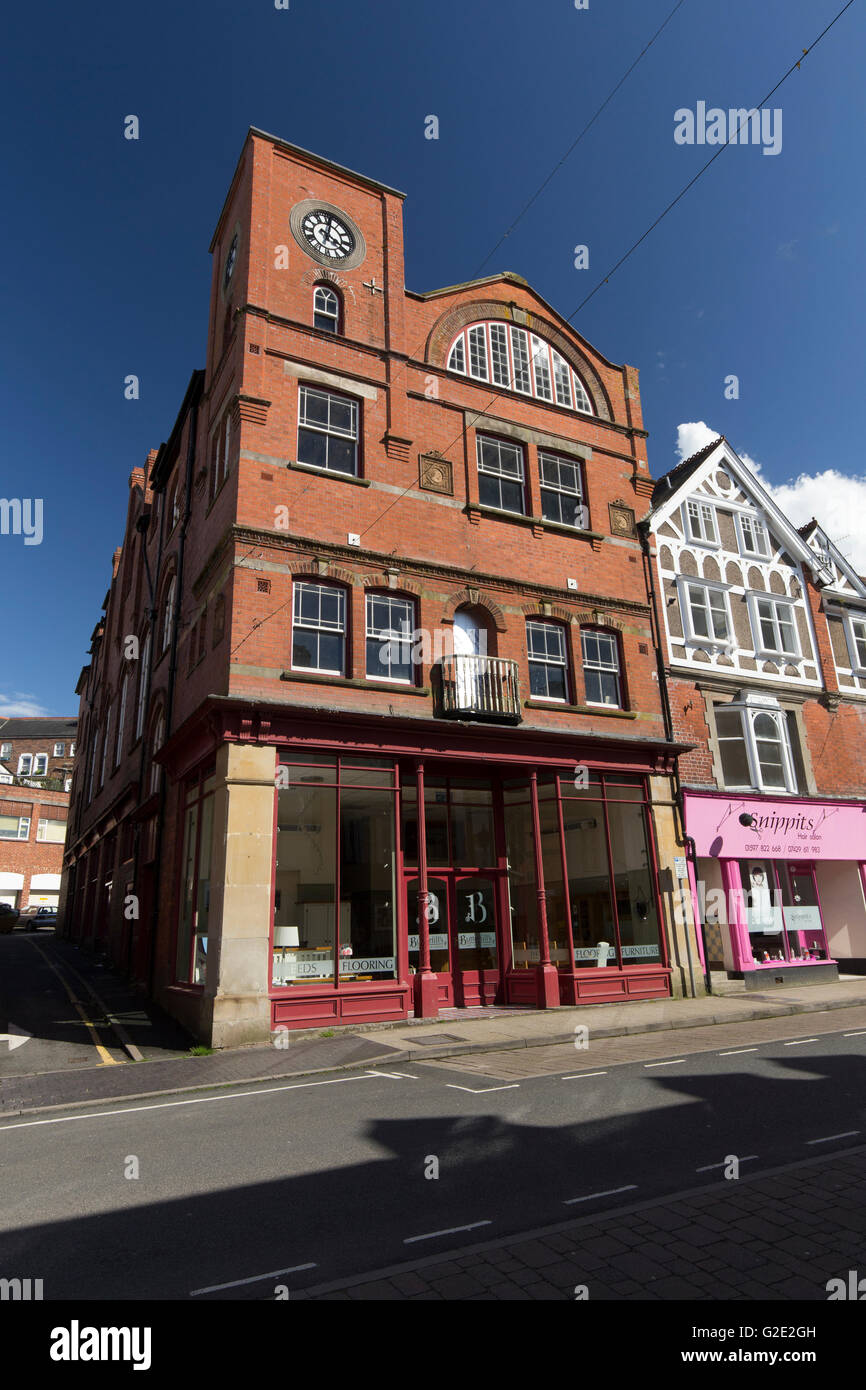 Victorian Shops Middleton St Llandrindod Wells Powys Wales UK Stock