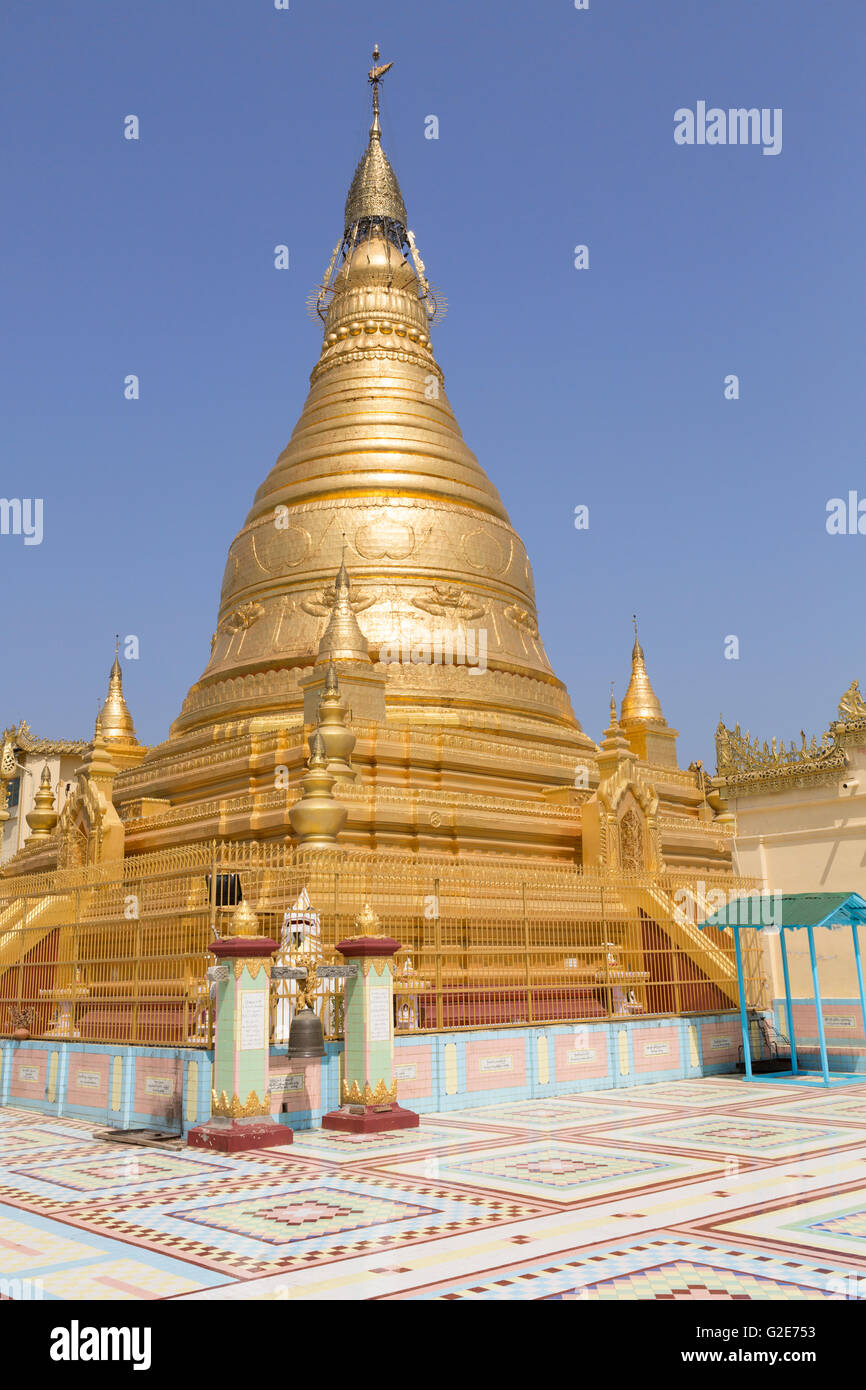 Sagaing Hill stupa, Mandalay, Pagodas, Old Temple Architecture, Myanmar ...