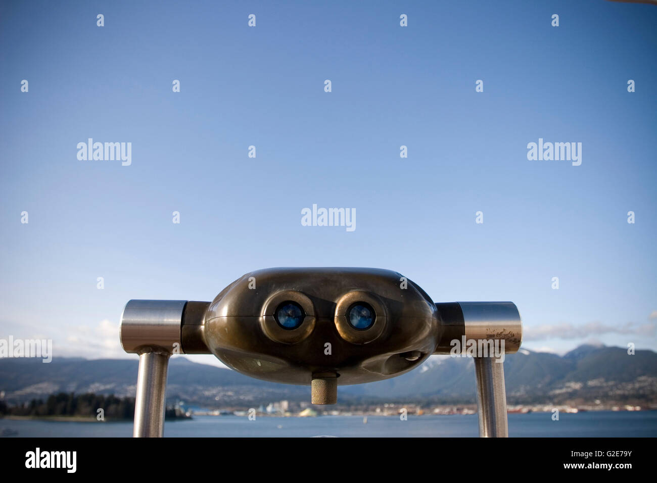 Binocular Viewer Stock Photo