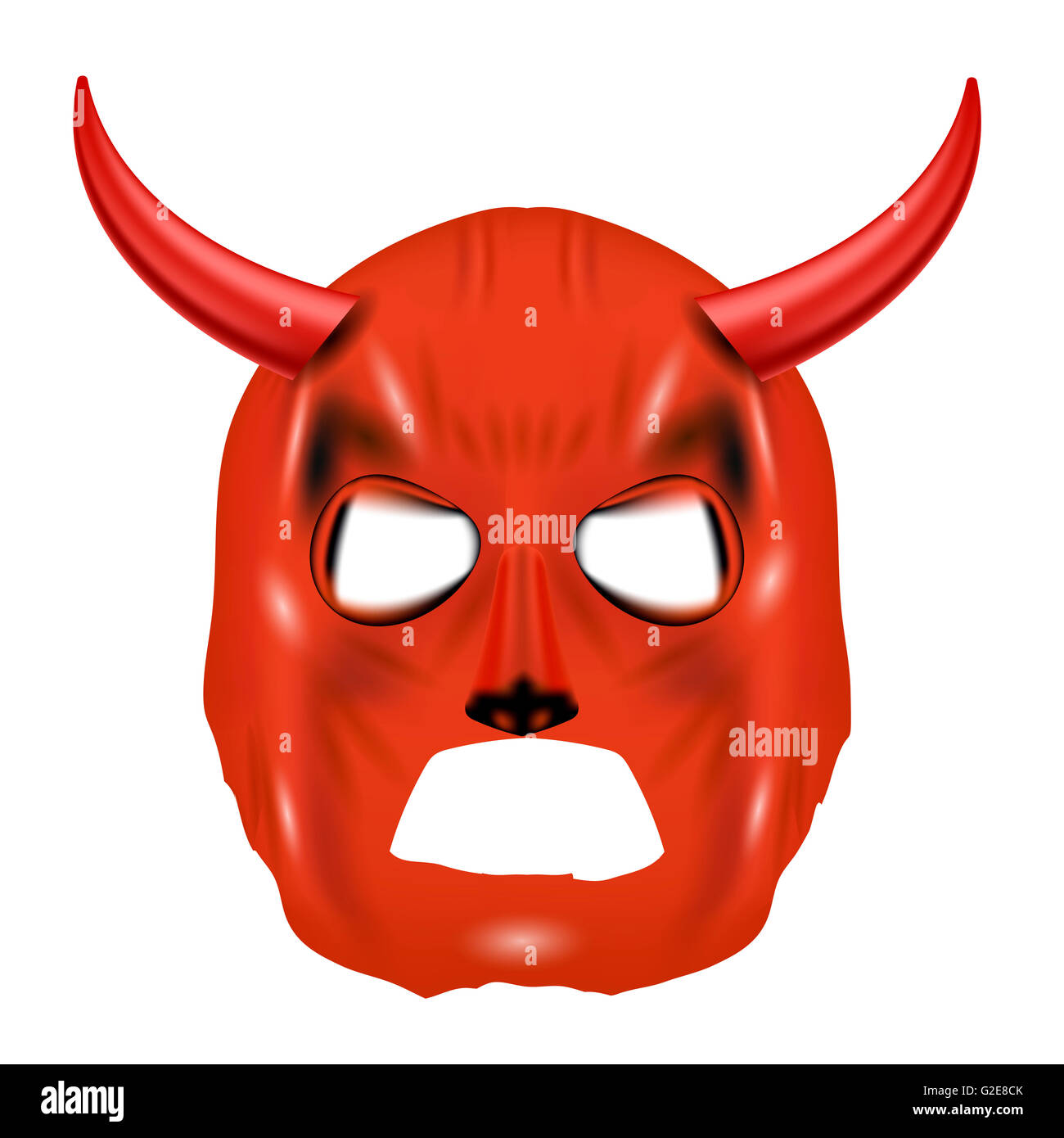 Mask - Leather Pink Horn main image 0