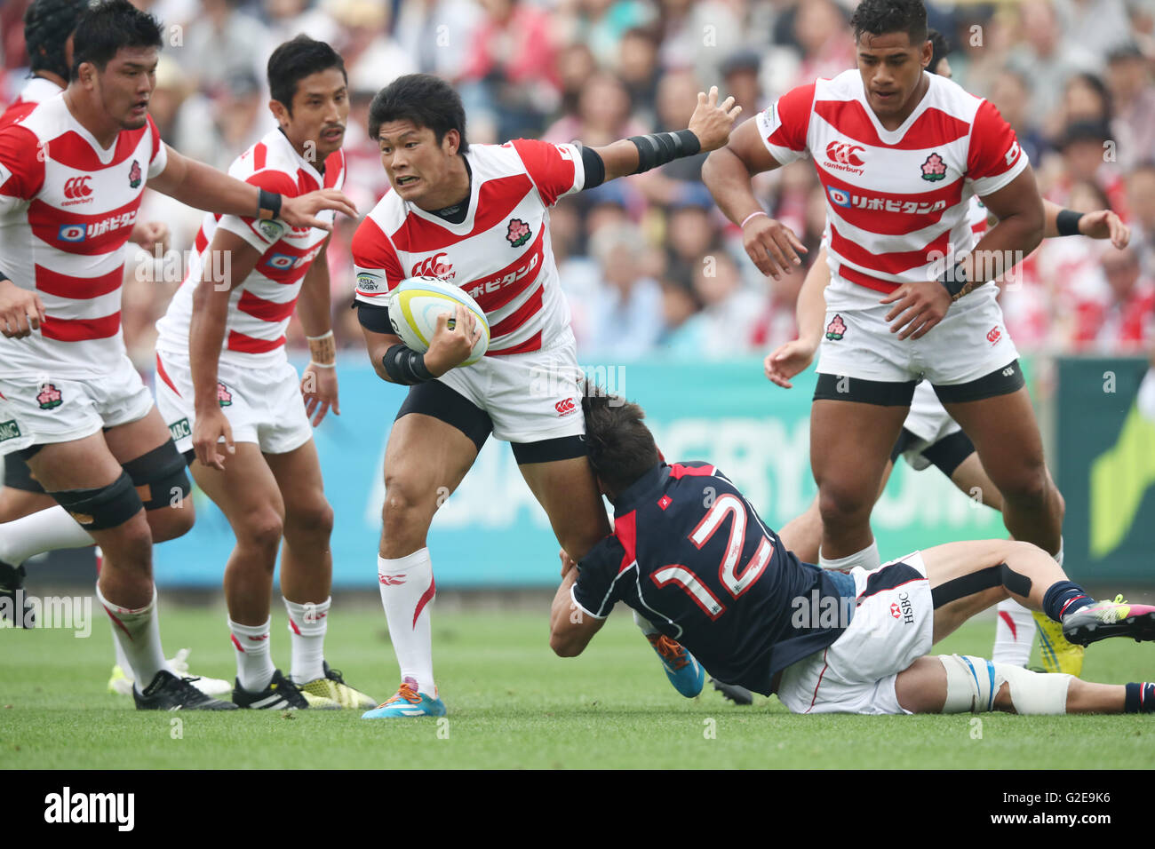 Tokyo, Japan. 28th May, 2016. Ryuji Noguchi (JPN) Rugby : Asia Rugby ...