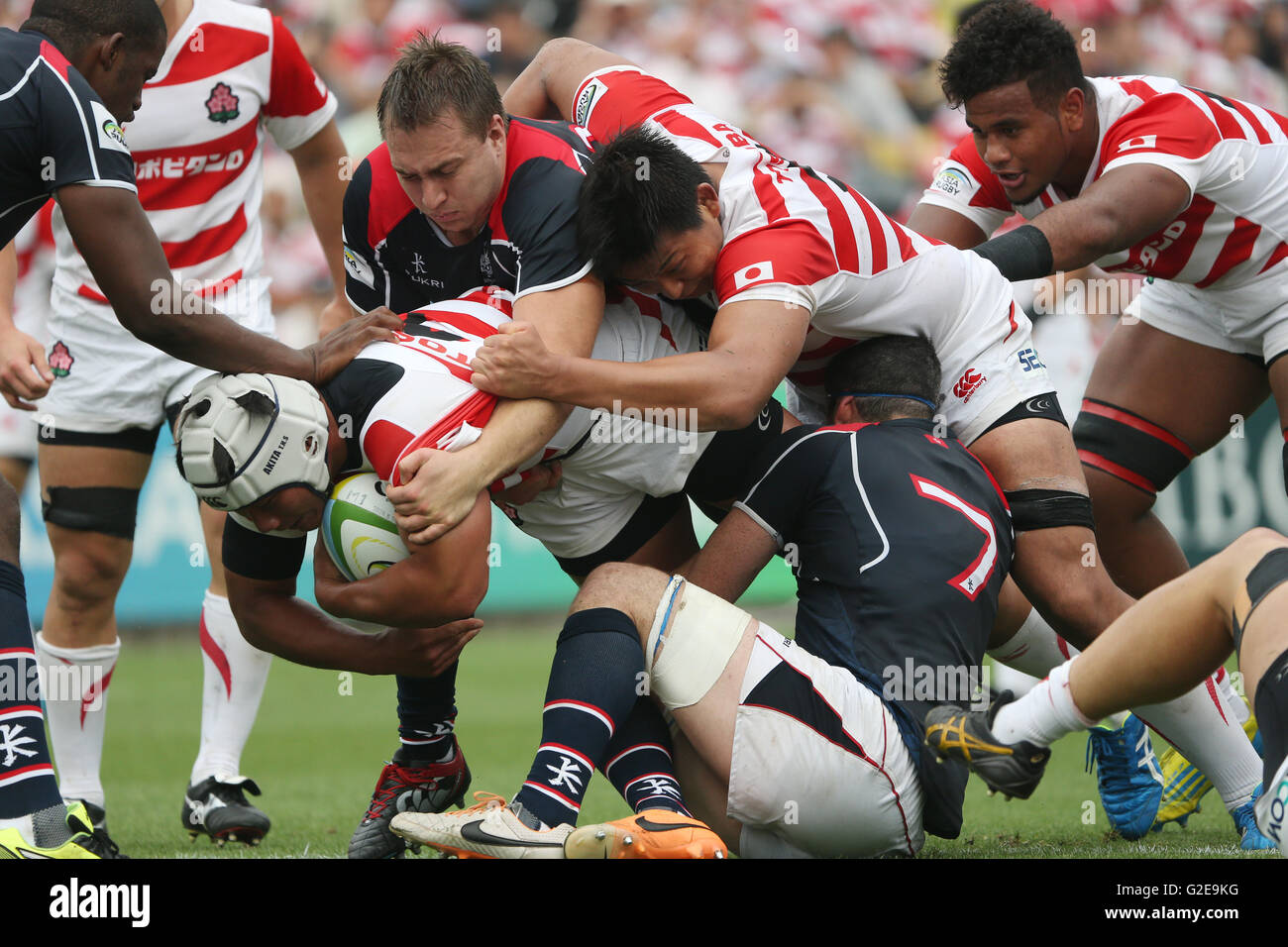 Toho Rugby Tokyo, Japan. 28th May, 2016. Syogo Miura (JPN) Rugby : Asia Rugby ...