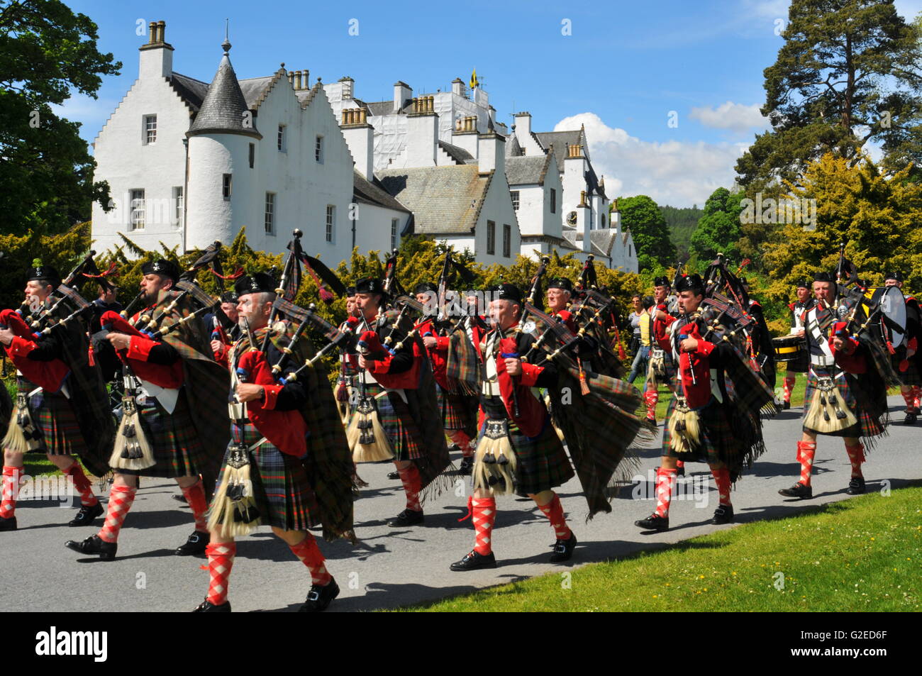Atholl gathering highland games hi-res stock photography and images - Alamy
