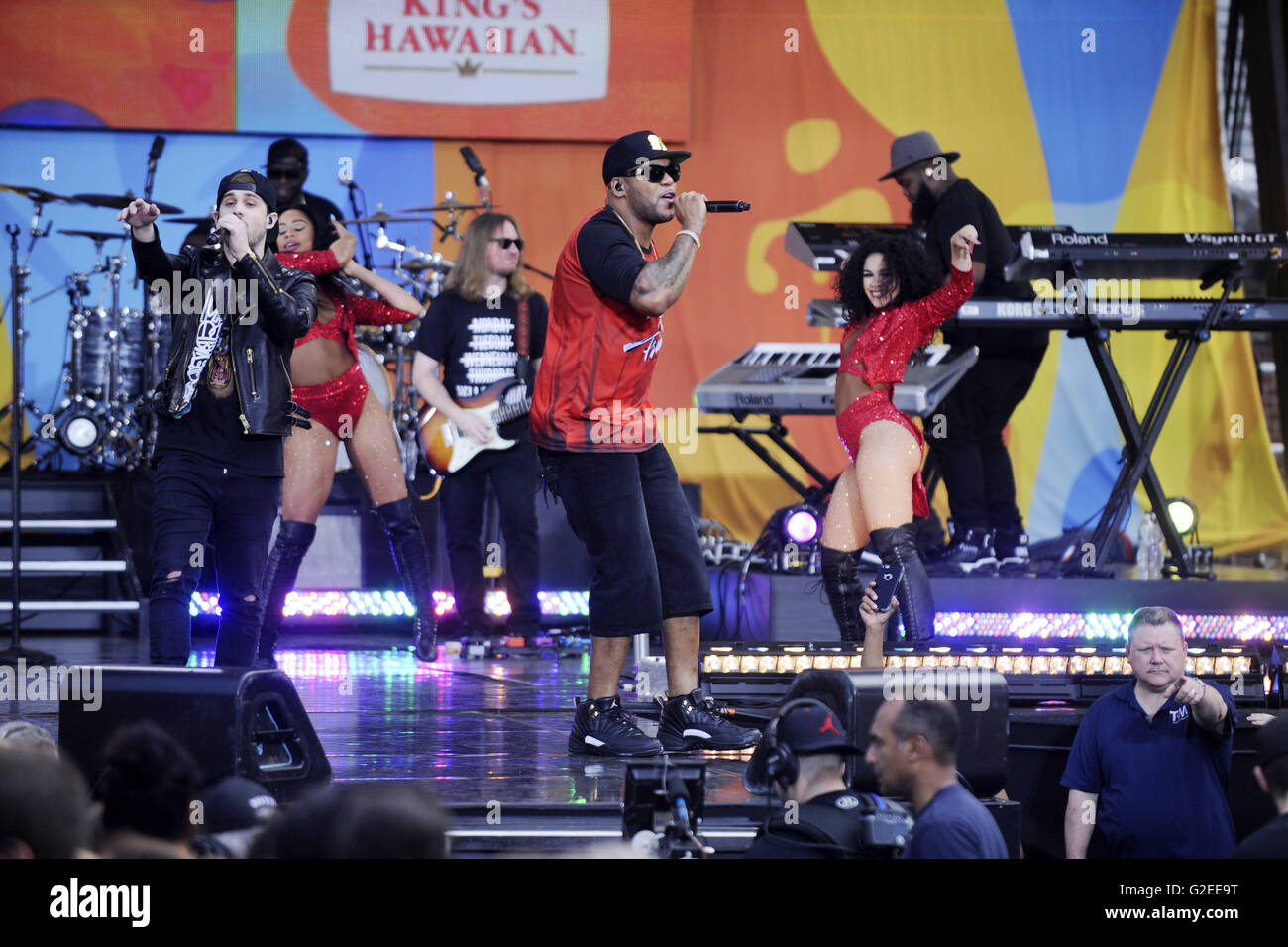 New York City. 27th May, 2016. Flo Rida performs during ABC's 'Good ...