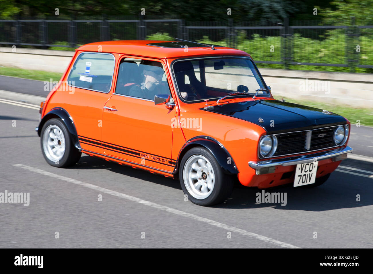 Mini Cooper, Gt, sports, in Pendle, Lancashire, UK. 29th May, 2016. The engines roared throughout the rolling Pennine hills today as supercars from classic to modern day arrived for the PowerFest Charity meet in Pendle. Credit:  Cernan Elias/Alamy Live News Stock Photo