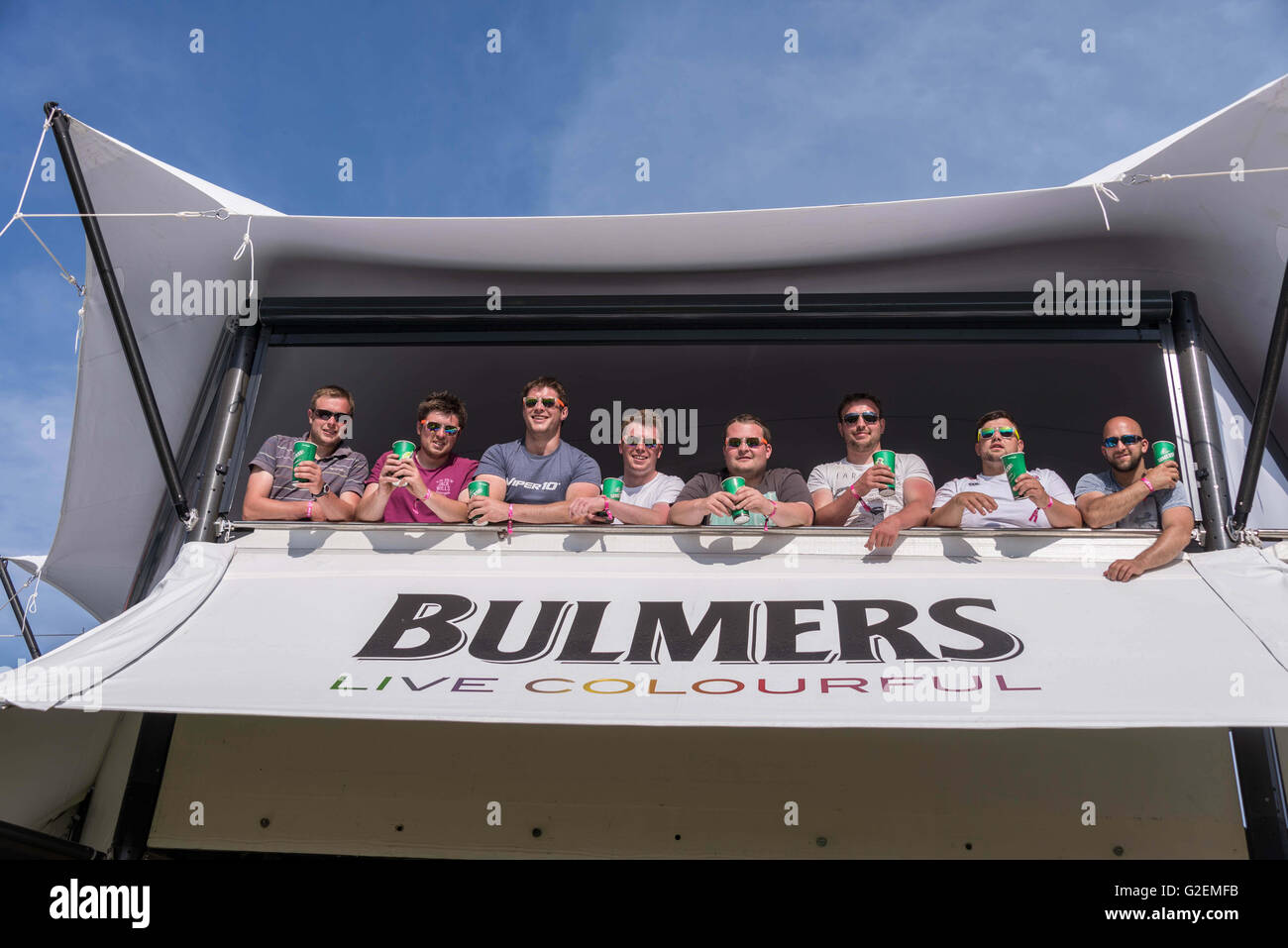 Christchurch, Dorset, UK. 29th May 2016. Bournemouth 7's Festival. Annual event at Bournemouth Sports Club.  Credit:  Gillian Downes/Alamy Live News. Stock Photo