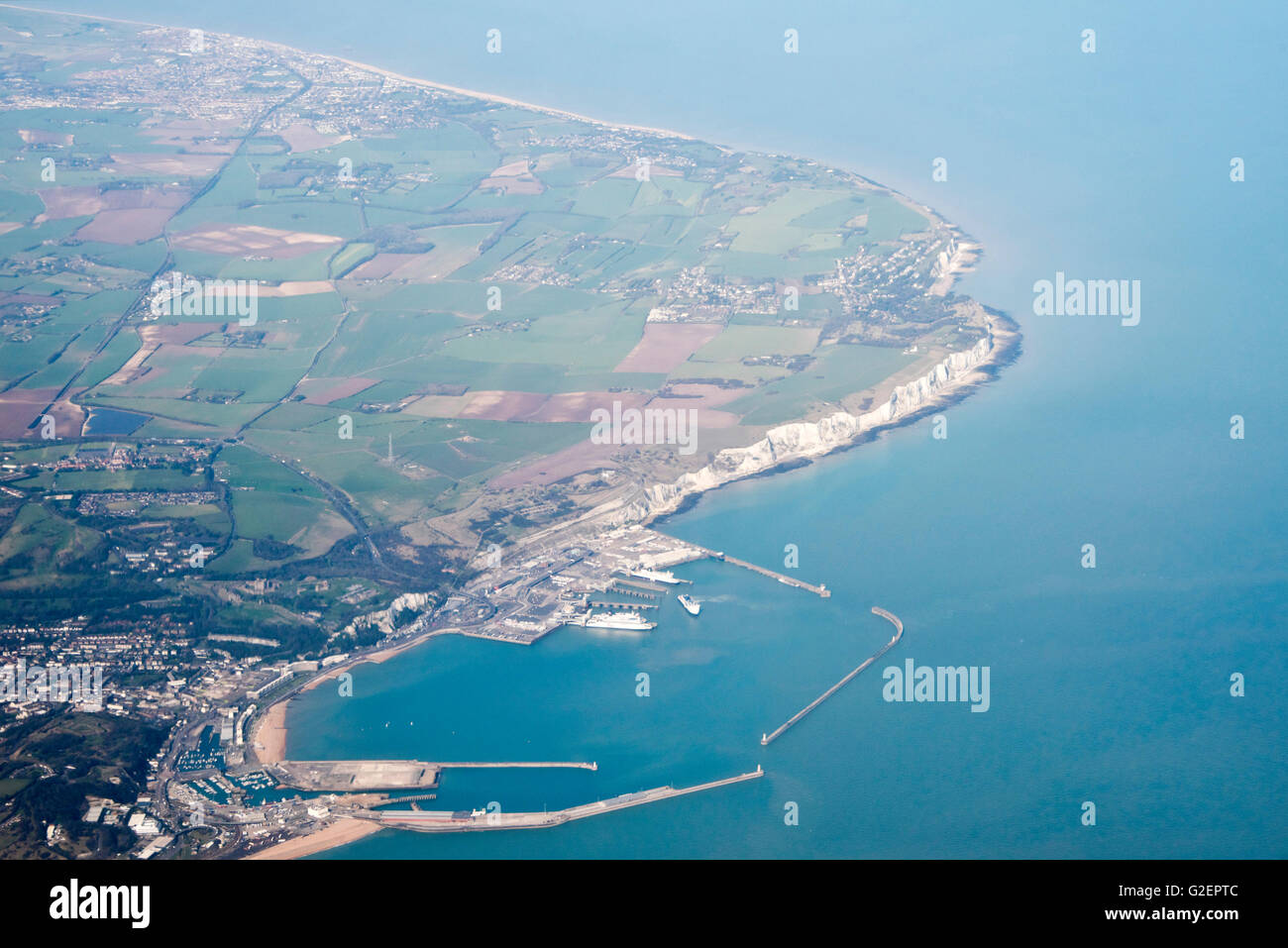 Aerial view of port of dover hires stock photography and images Alamy