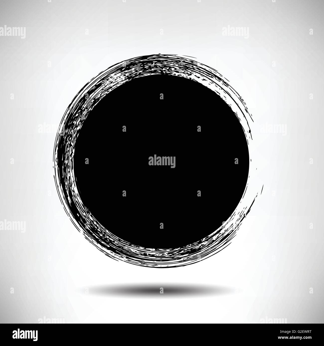 Black vector grunge circle background Stock Vector Image & Art - Alamy