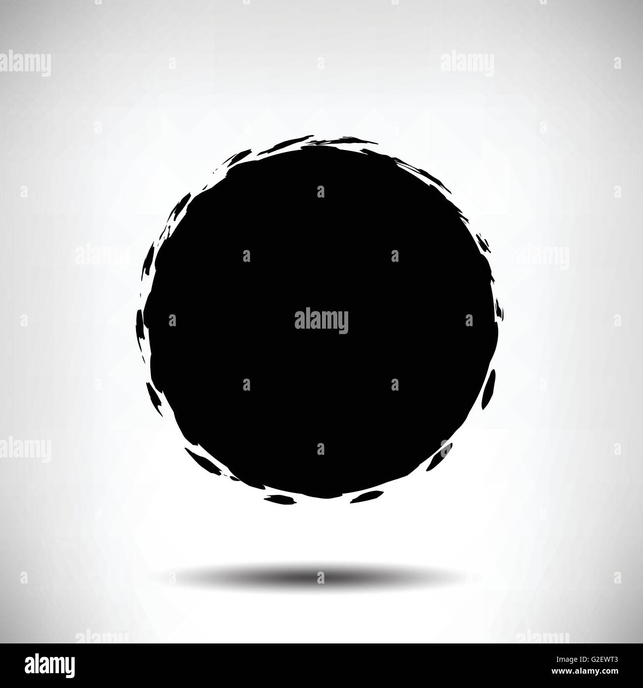 Black vector grunge circle background Stock Vector Image & Art - Alamy
