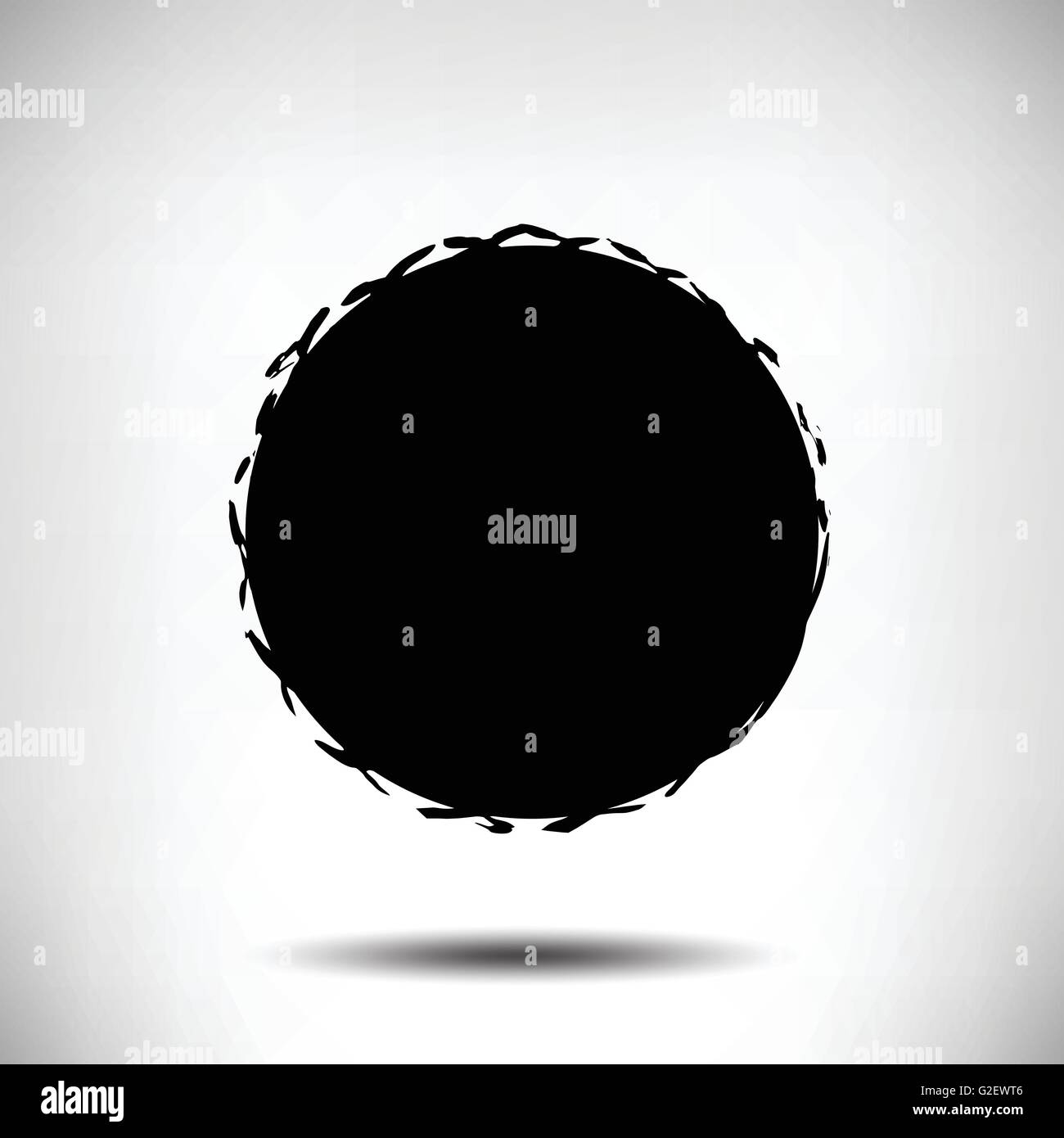 Black vector grunge circle background Stock Vector Image & Art - Alamy