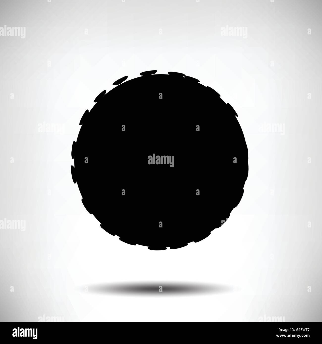 Black vector grunge circle background Stock Vector Image & Art - Alamy