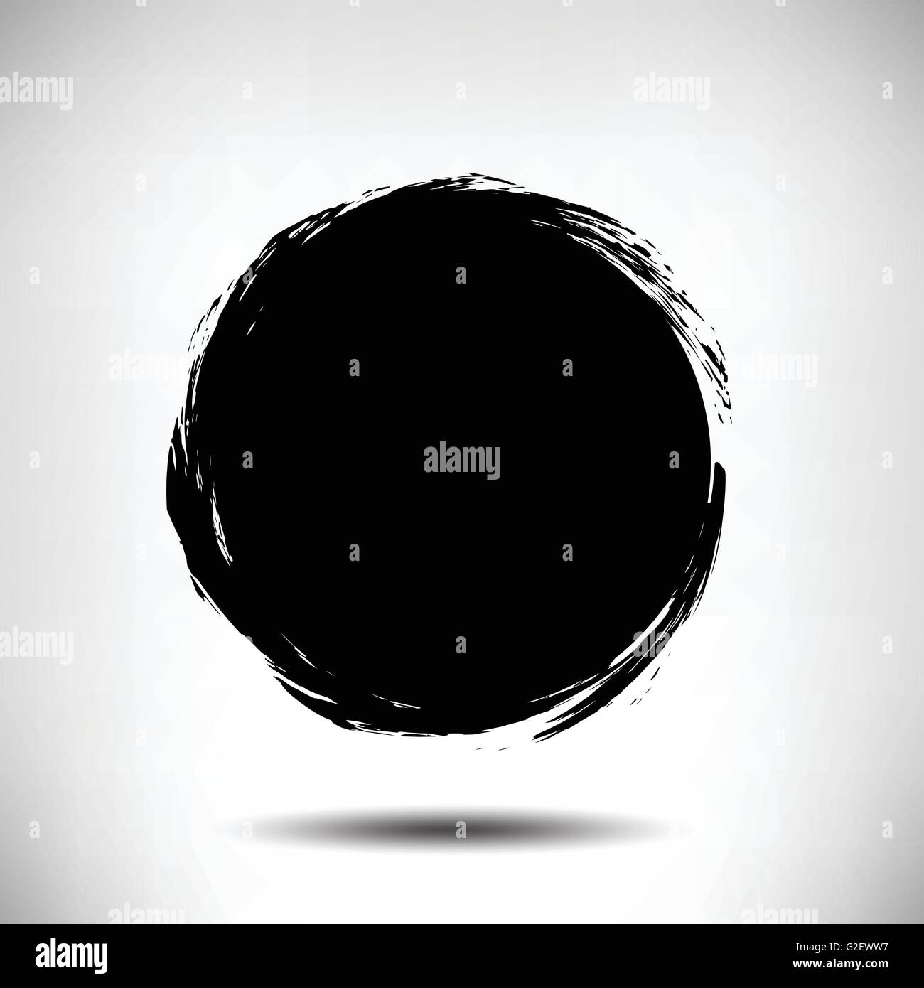 Black vector grunge circle background Stock Vector Image & Art - Alamy