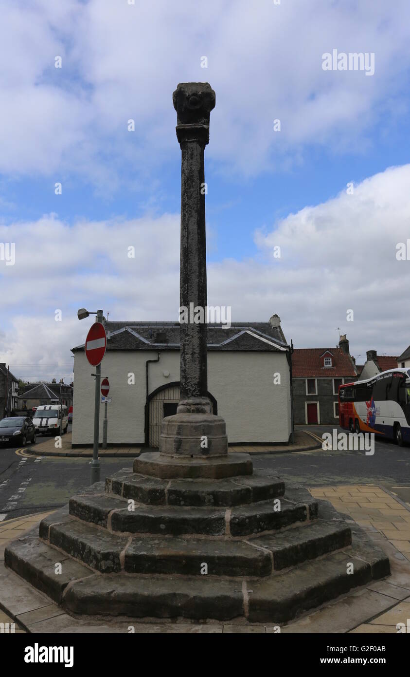 Mercat Cross Kincardine Fife Scotland May 2016 Stock Photo Alamy