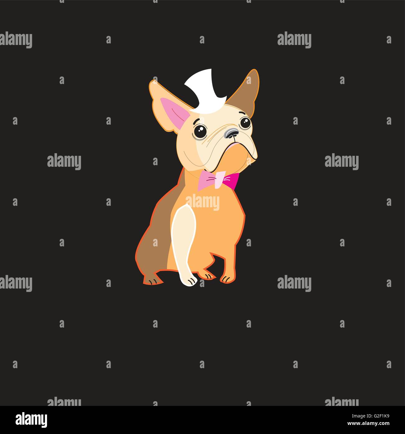 Beautiful vector illustration of a dog Stock Vector Image & Art - Alamy