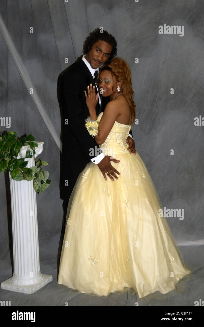 portrait of a young couple Stock Photo