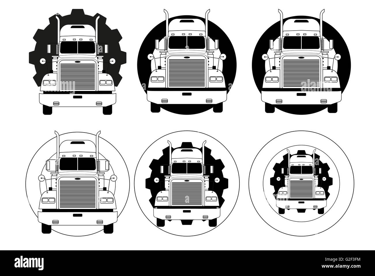 Company truck Cut Out Stock Images Pictures Alamy