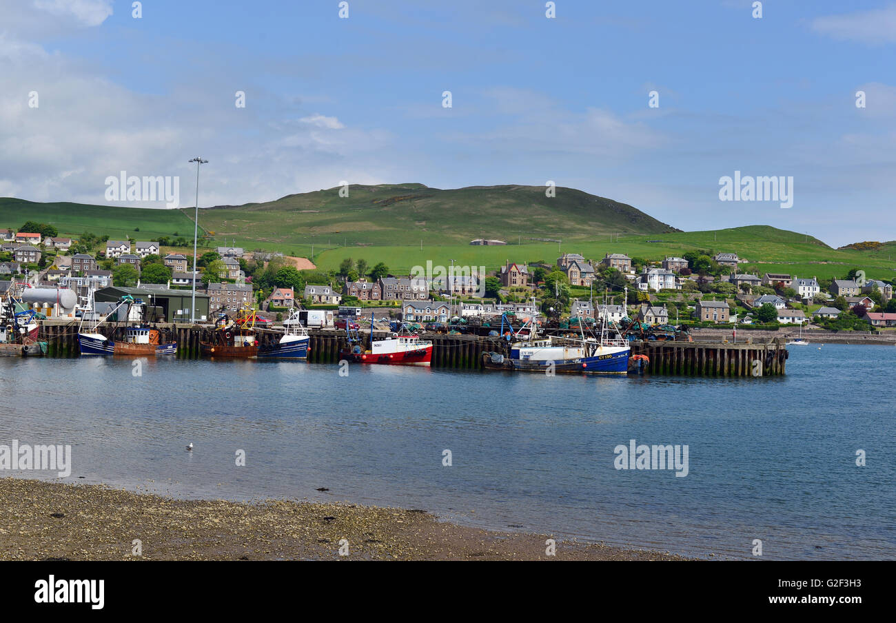 Campbeltown harbour argyll kintyre peninsula hires stock photography