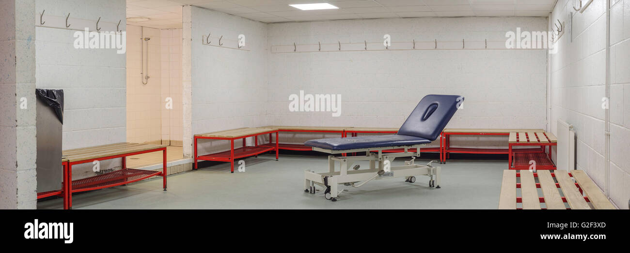 AFCB away changing room Stock Photo