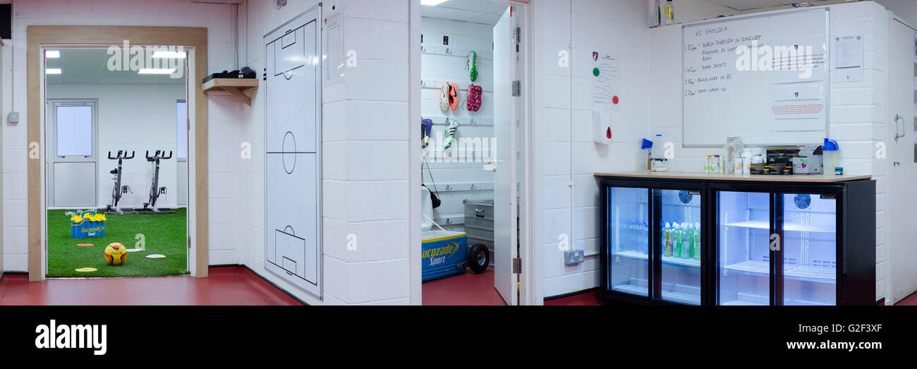 AFCB bootroom Stock Photo