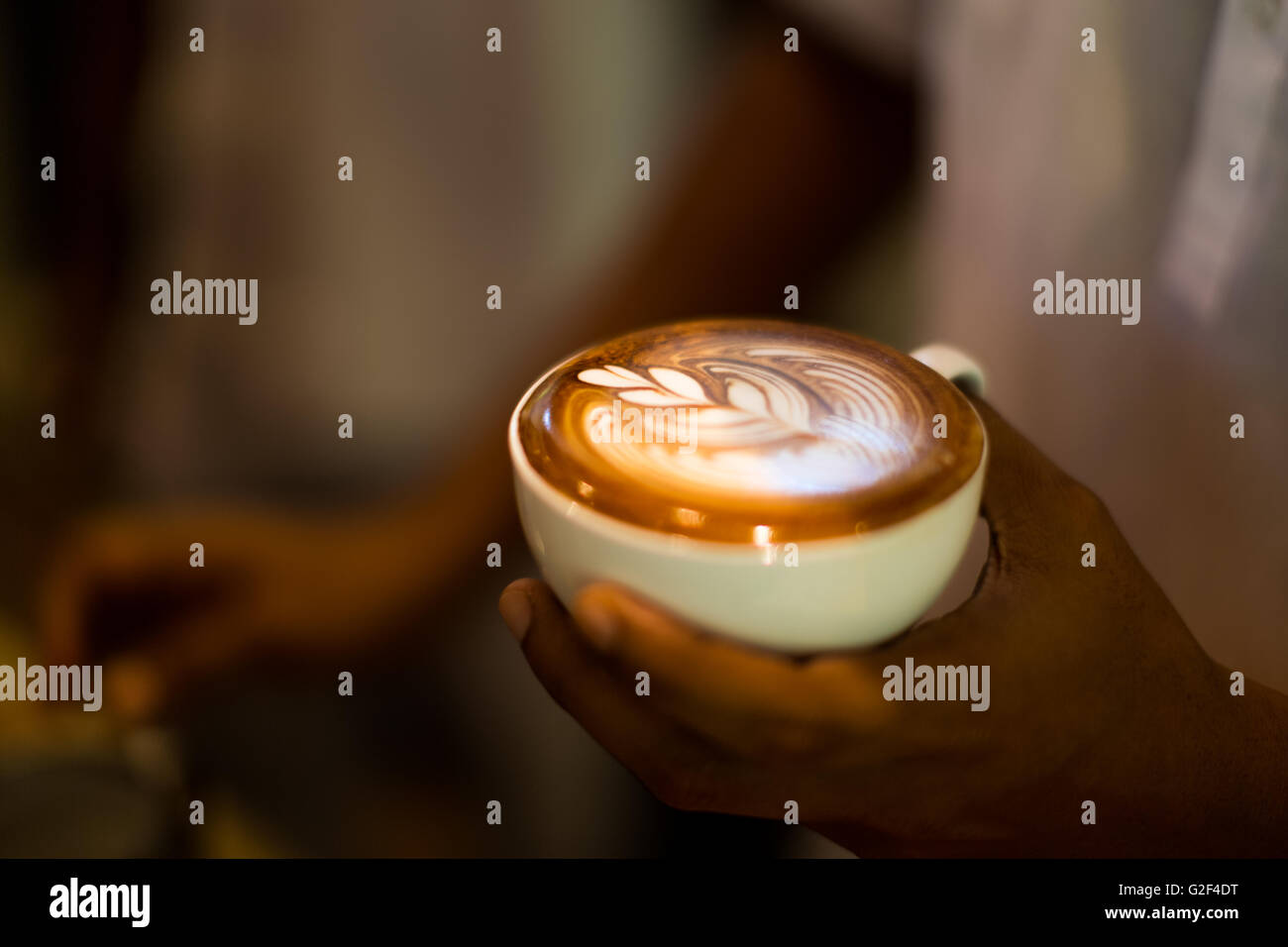 Coffee foam shape hires stock photography and images Alamy