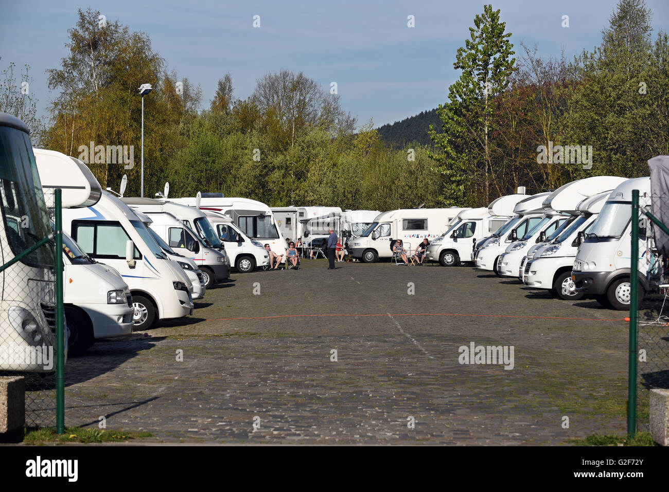 Parking for caravans and motorhomes