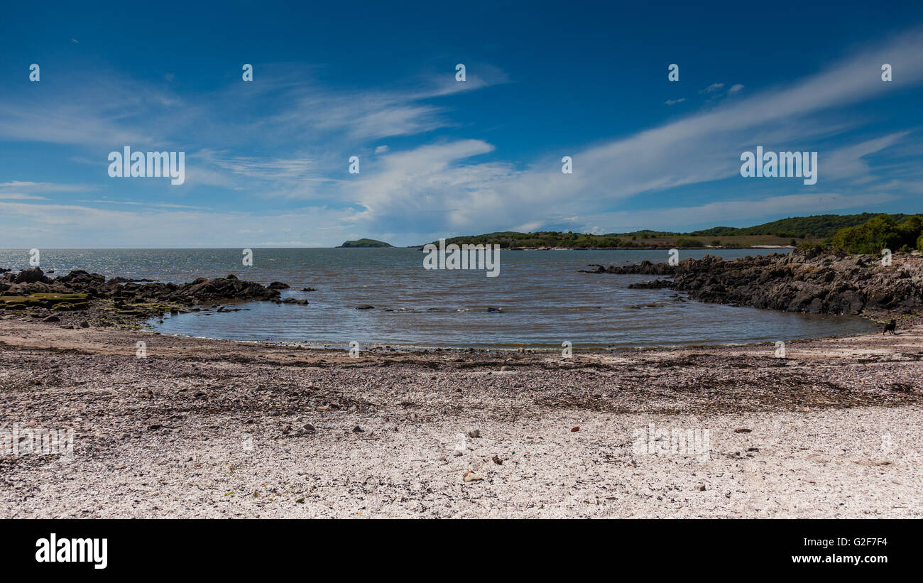 Rockcliffe beach, Rocklciffe, Dumfries & Galloway, Scotland Stock Photo
