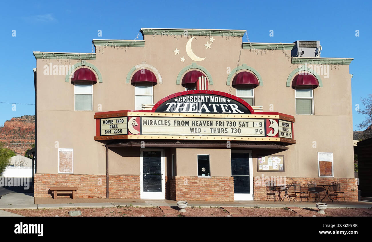 Cinema Kanab town Utah USA Stock Photo