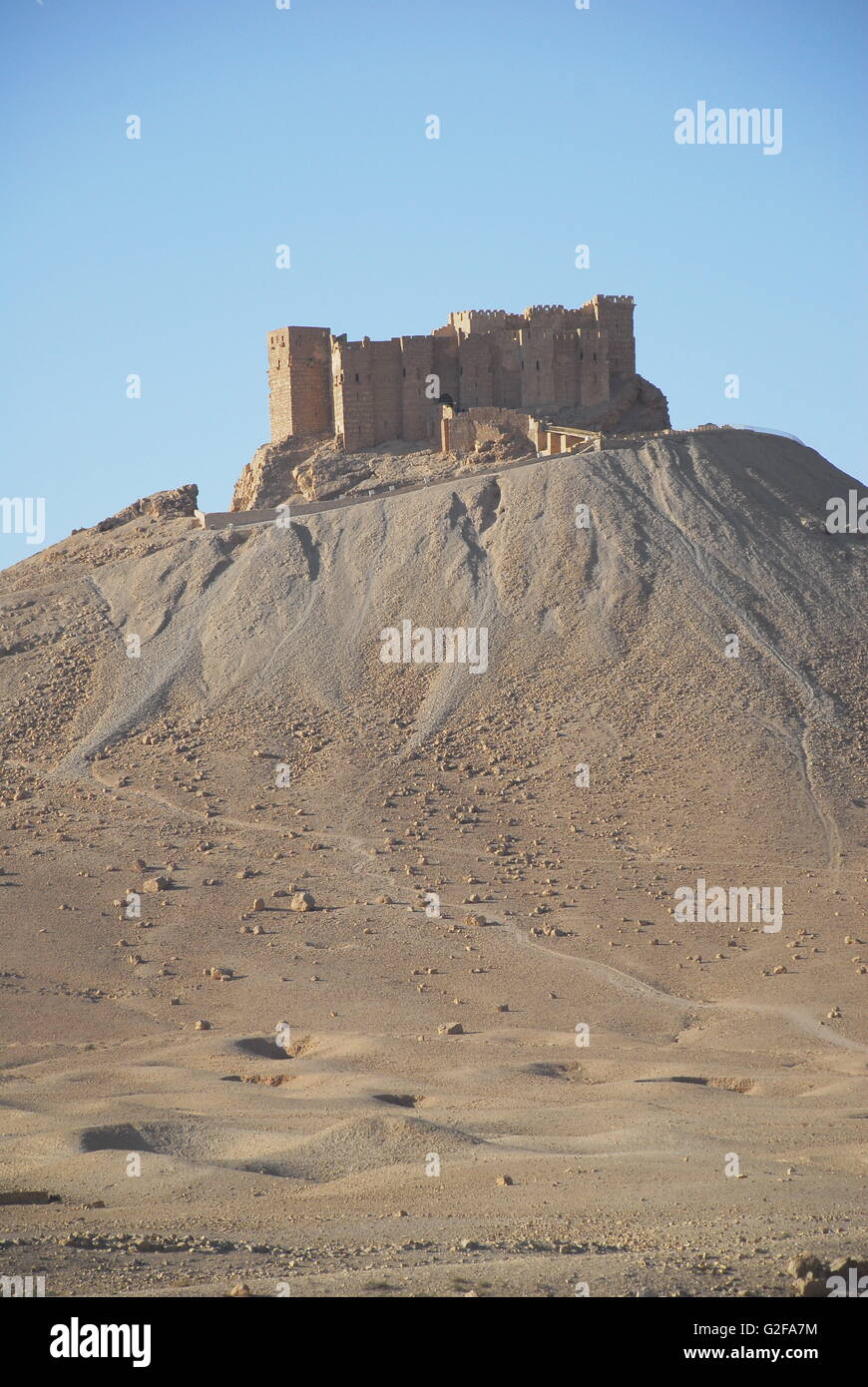 Palmyra - Qala'at Ibn Maan Stock Photo