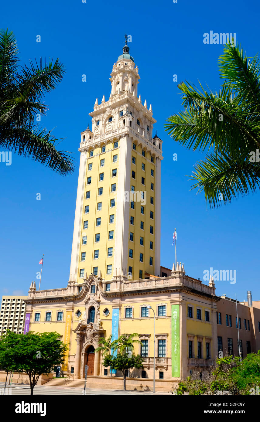 Freedom Tower Miami Florida FL Contemporary Art Museum Stock Photo Alamy