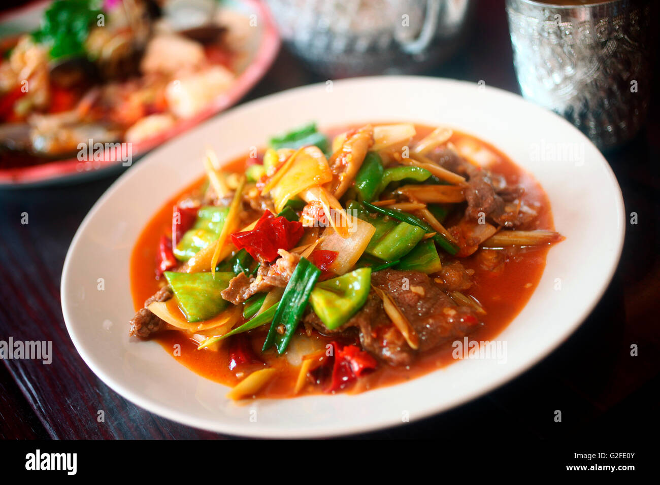 Thai dishes Chatuchak Thai Dishes Stock Photo - Alamy