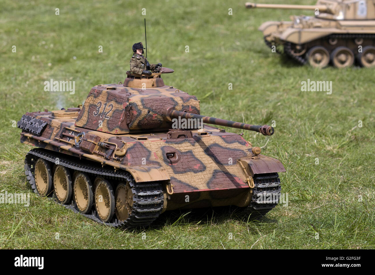 German remote controlled tank Stock Photo Alamy