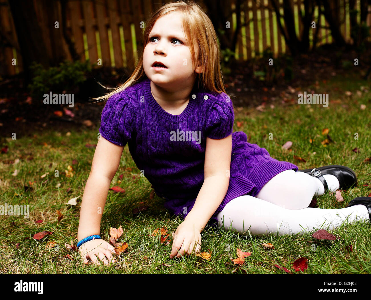 Young Purple Dress