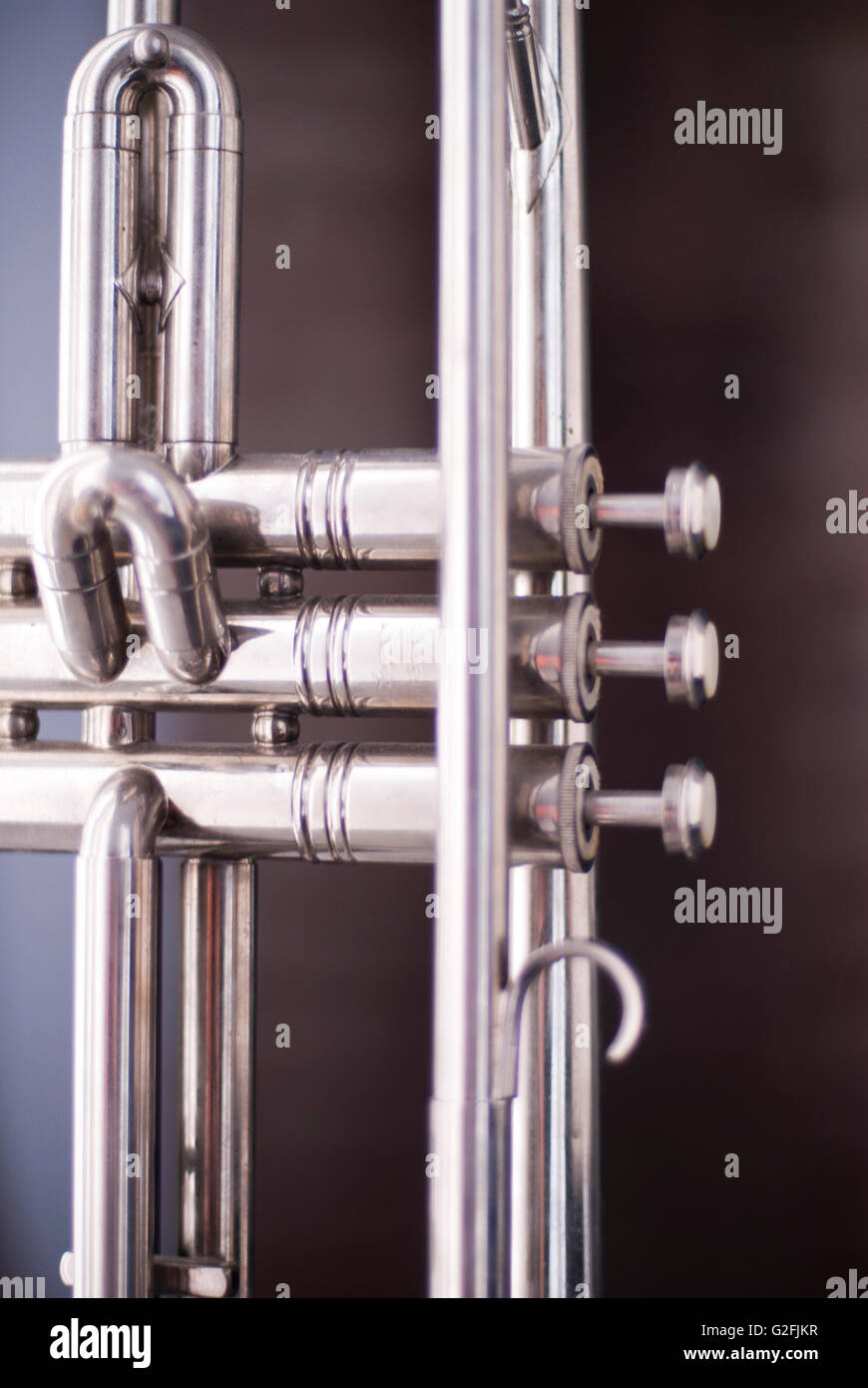 Trumpet Valves, CloseUp, Detail Stock Photo Alamy