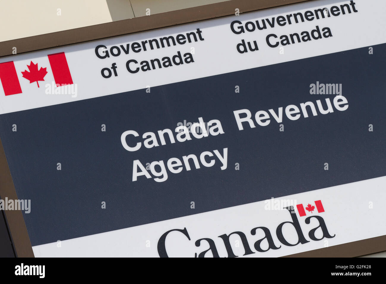 Canada Revenue Agency in Kingston Ont., on May 12, 2016 Stock Photo - Alamy