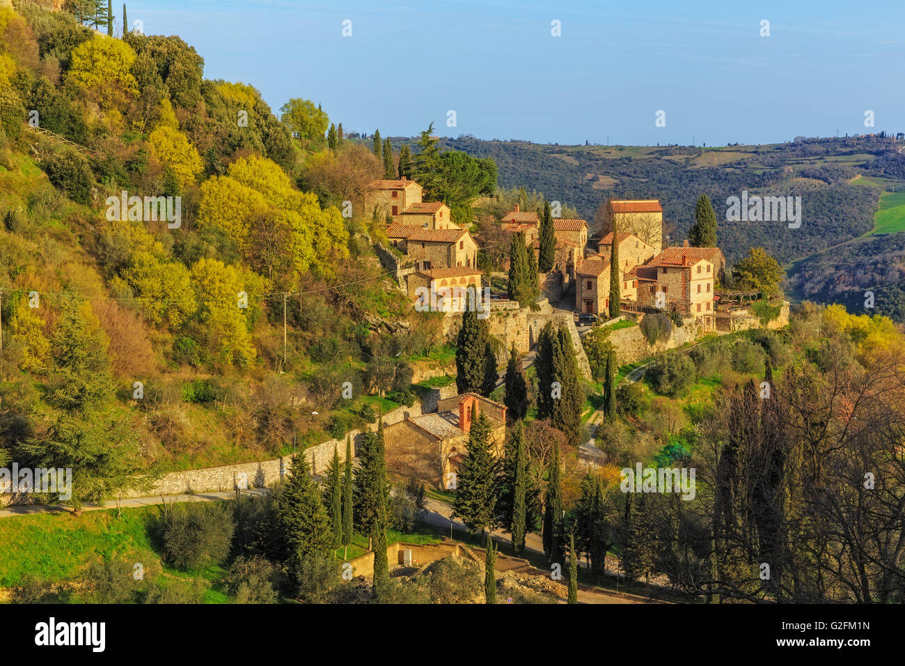 Town castiglione dorcia tuscany italy hi-res stock photography and ...