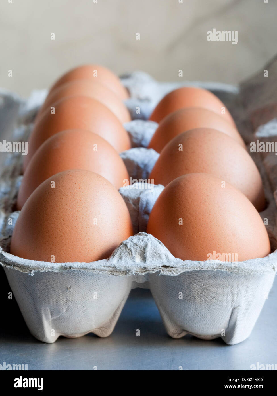 Eggs In Shell Stock Photo