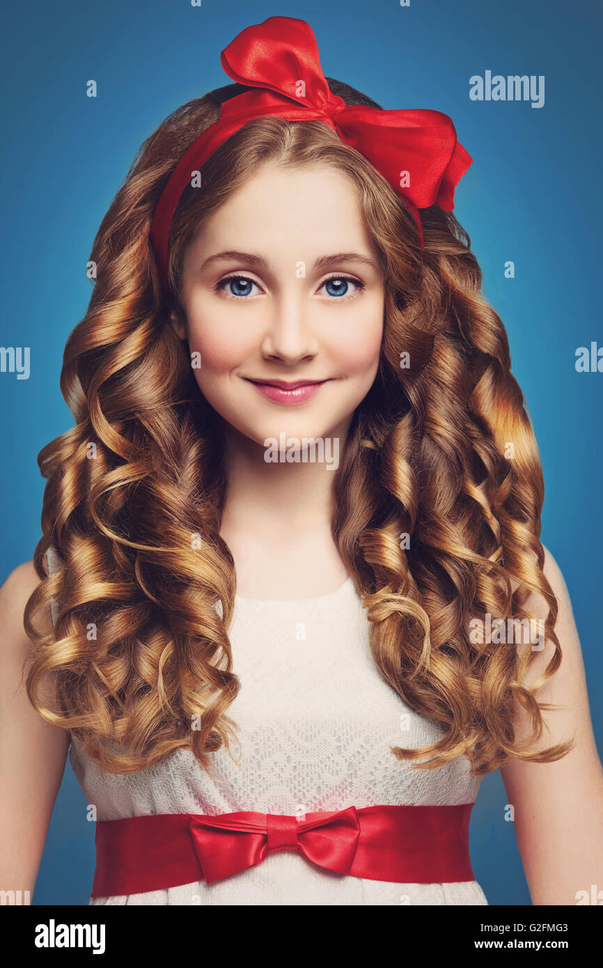 Dolly curly hair hi-res stock photography and images - Alamy