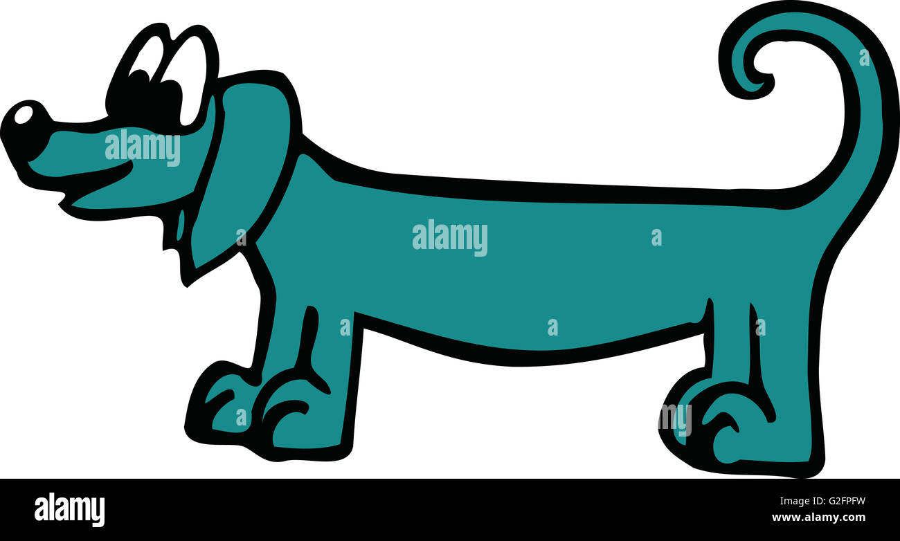 Sausage dog cartoon hires stock photography and images Alamy