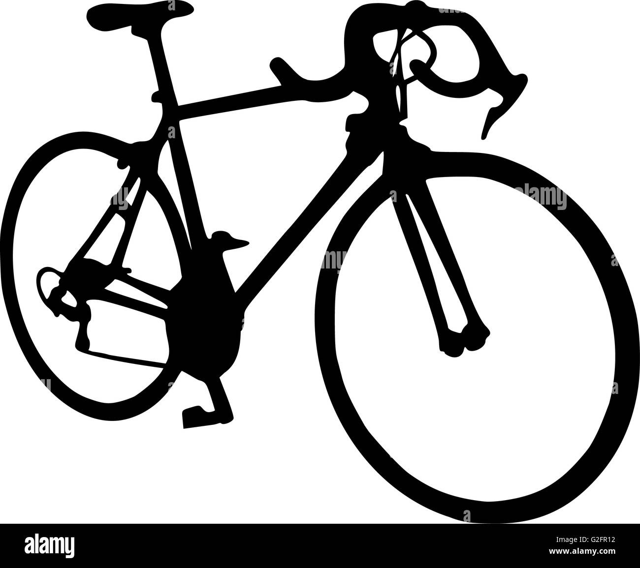 Bike logo Black and White Stock Photos & Images - Alamy