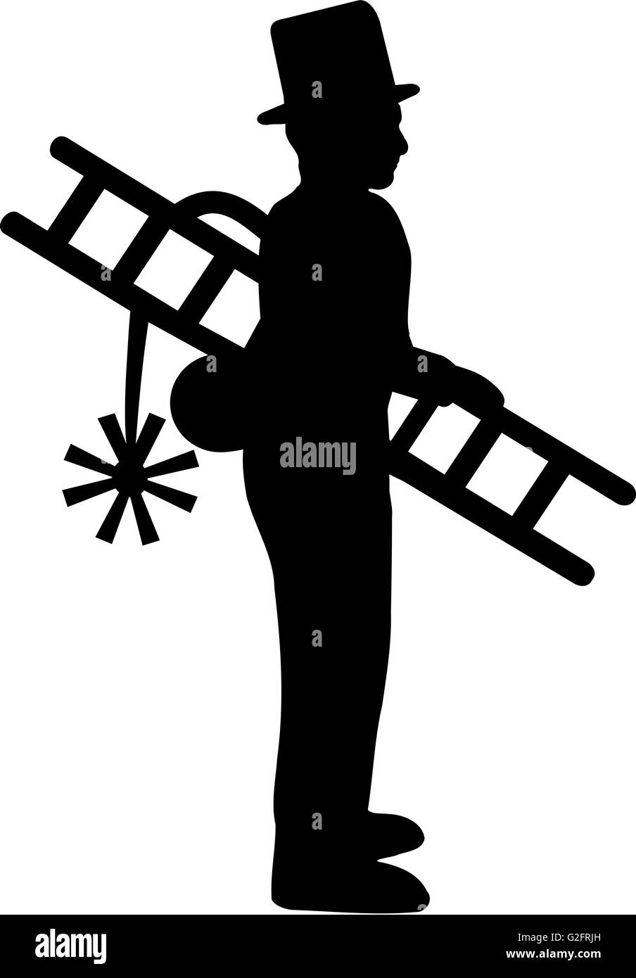 Chimney Sweeper Stock Photo