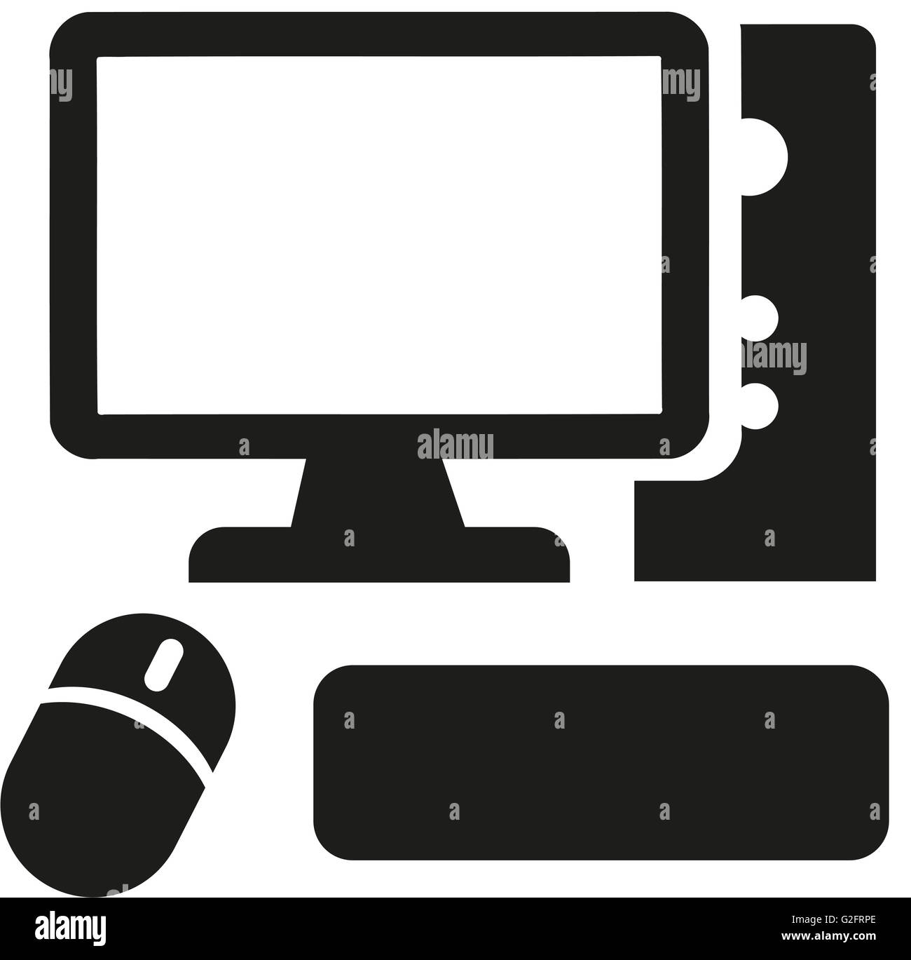 Computer keyboard mouse symbol logo hires stock photography and images