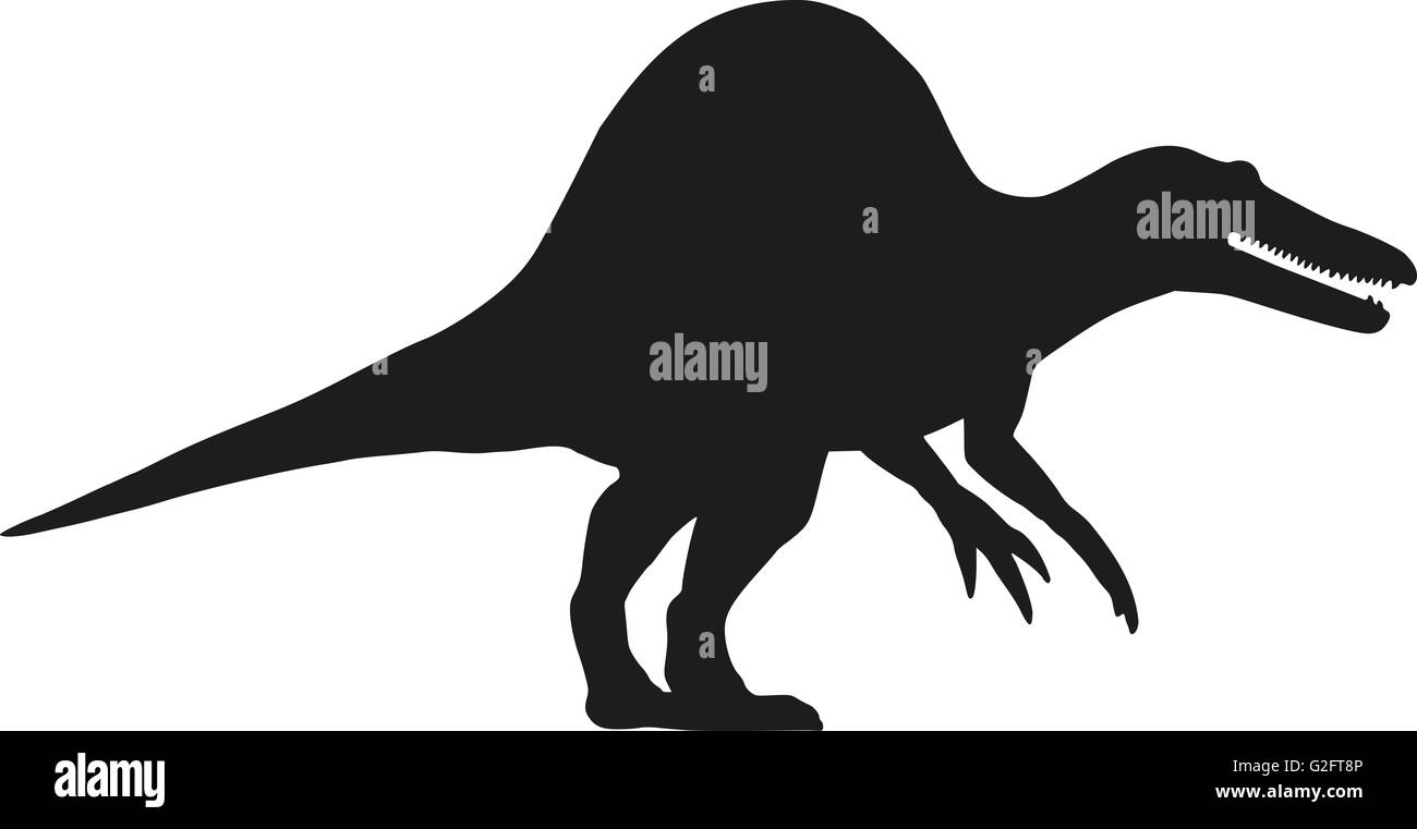 Spinosaurus silhouette hi-res stock photography and images - Alamy