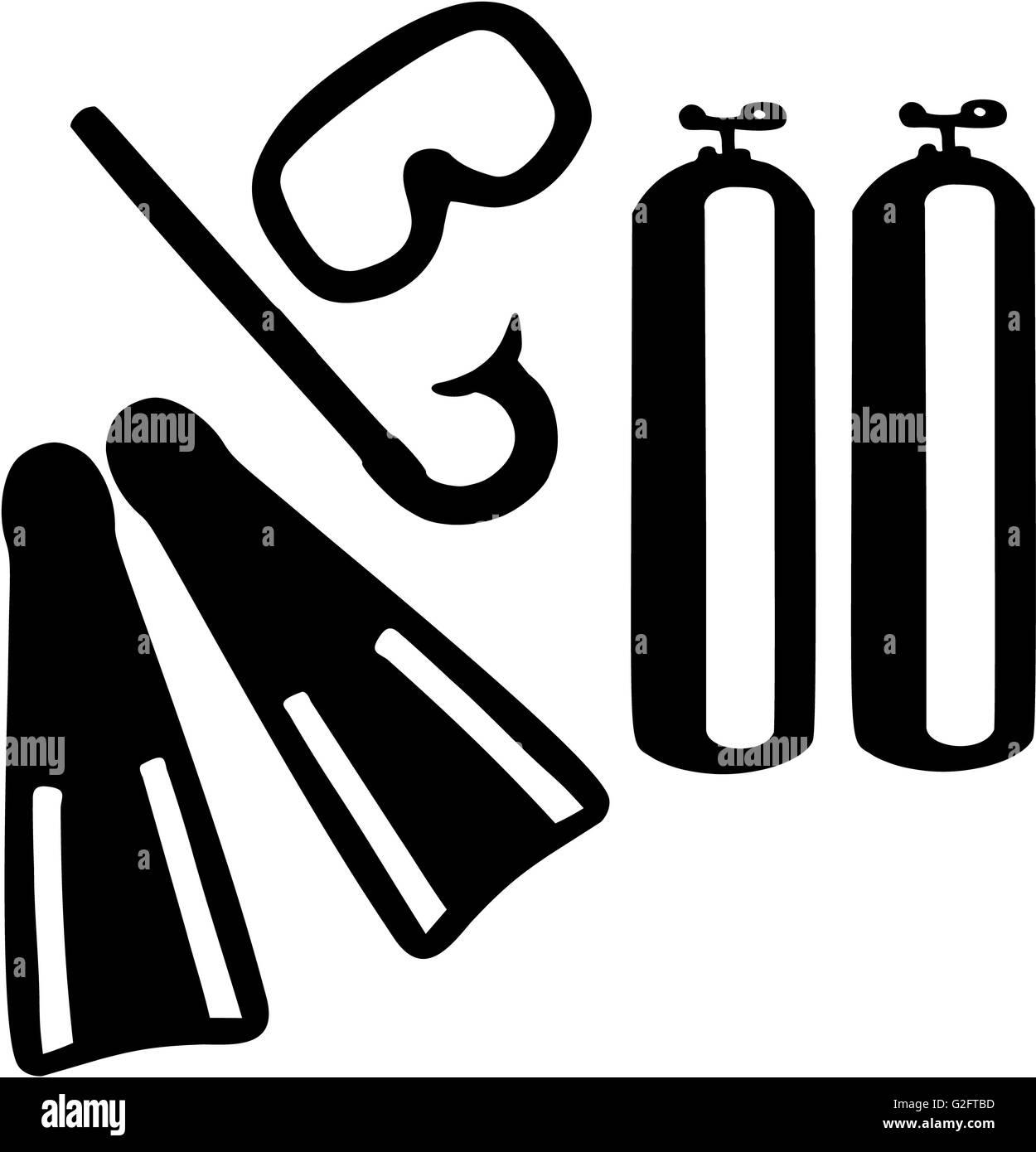 Scuba Diving Equipment Stock Photo Alamy