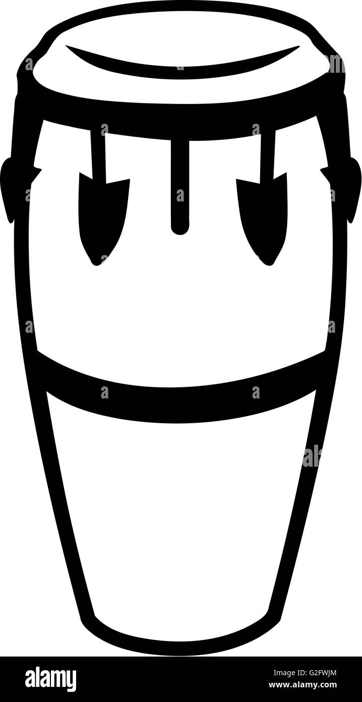 Conga drums Black and White Stock Photos & Images Alamy