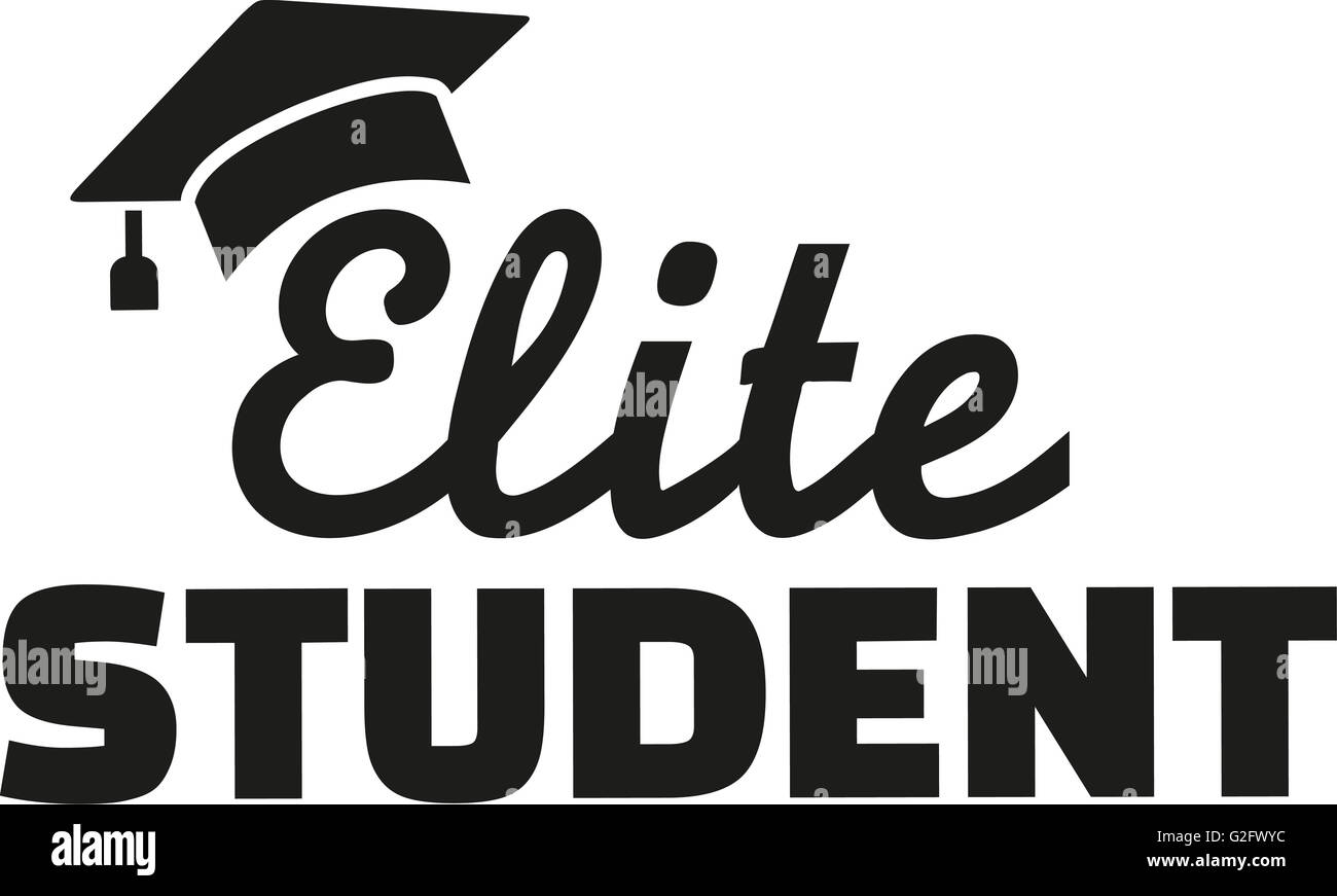 Elite Student with graduation hat Stock Photo Alamy