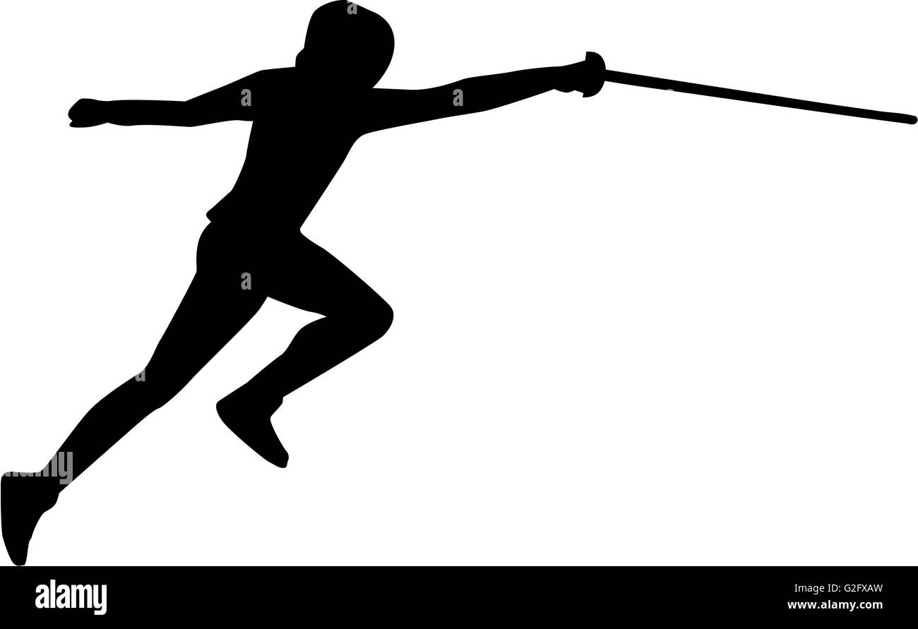 Epee Fencing Black and White Stock Photos & Images Alamy