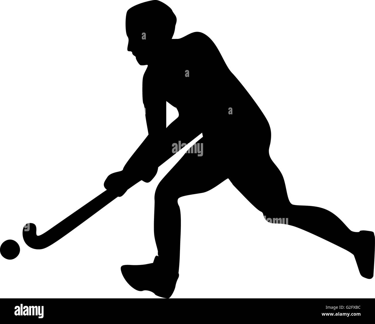 Field Hockey Player Stock Photo Alamy
