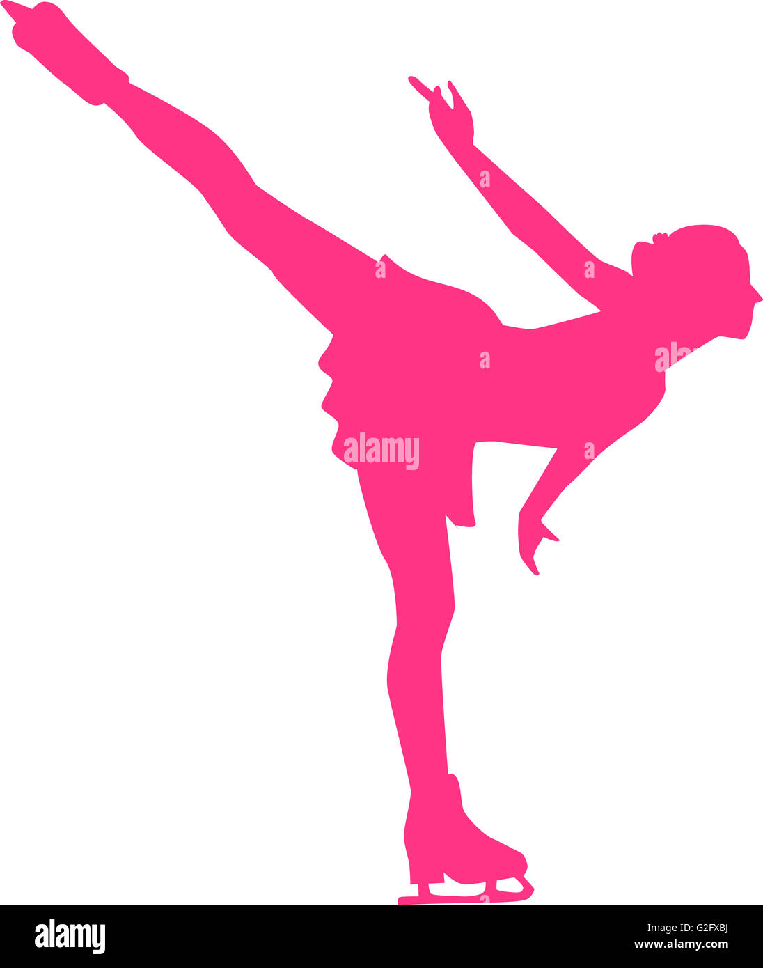 Female Figure Skater Stock Photo Alamy