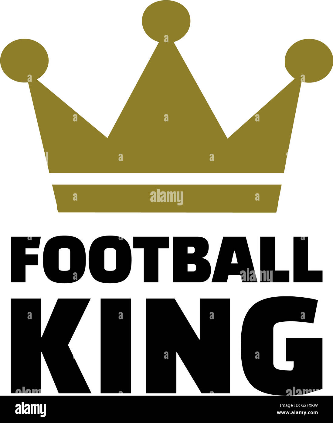 Football crown king football icon hires stock photography and images